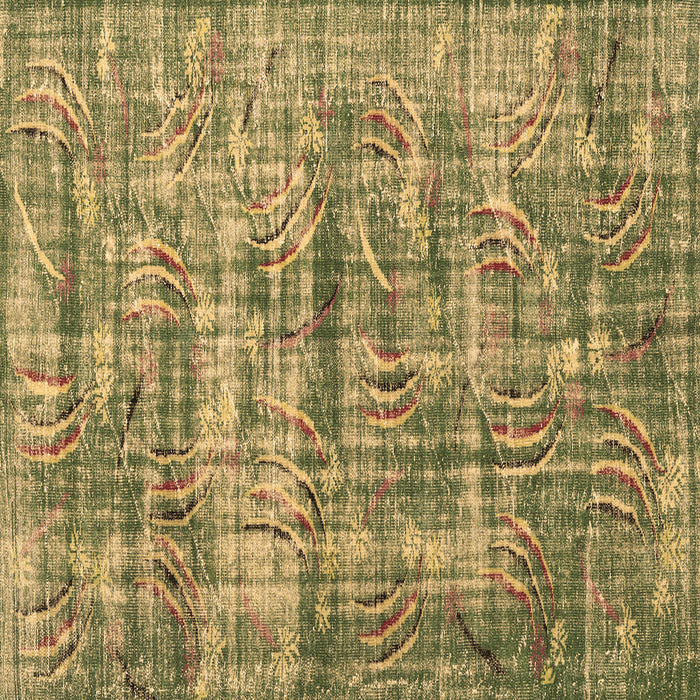Square Oriental Brown Asian Inspired Rug, tr3765brn