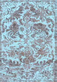 Persian Light Blue Bohemian Rug, tr3766lblu