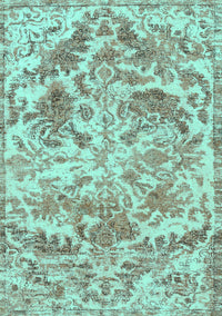 Persian Turquoise Bohemian Rug, tr3766turq