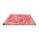 Bohemian Red Washable Rugs