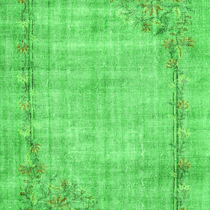 Oriental Green Asian Inspired Rug, tr3767grn