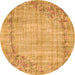 Square Oriental Orange Asian Inspired Rug, tr3767org