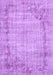 Machine Washable Oriental Purple Asian Inspired Area Rugs, wshtr3767pur