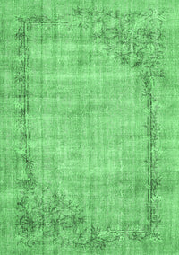 Oriental Emerald Green Asian Inspired Rug, tr3767emgrn