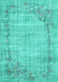 Oriental Turquoise Asian Inspired Rug, tr3767turq