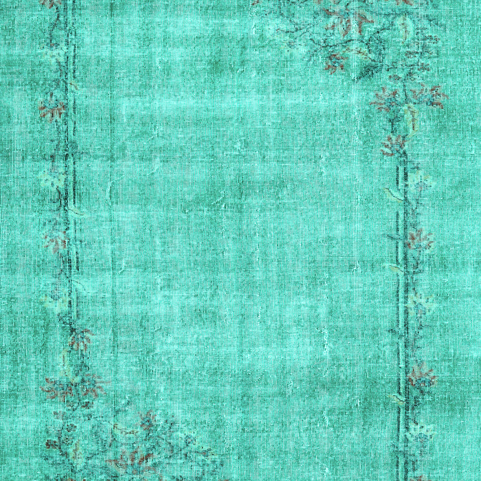 Oriental Turquoise Asian Inspired Rug, tr3767turq