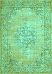 Persian Turquoise Traditional Rug, tr3768turq