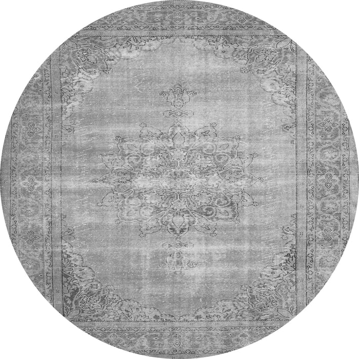 Machine Washable Persian Gray Traditional Rug, wshtr3768gry