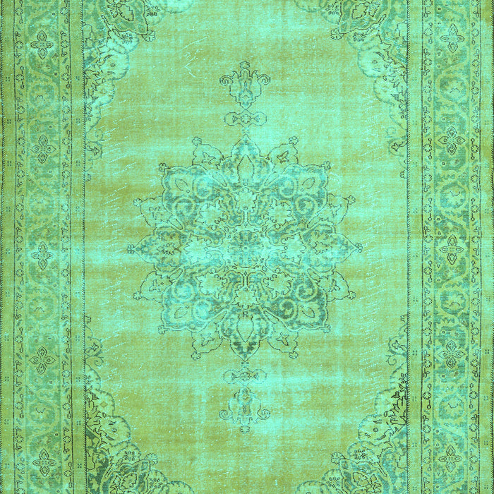 Machine Washable Persian Turquoise Traditional Area Rugs, wshtr3768turq