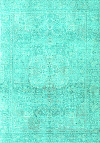 Persian Turquoise Traditional Rug, tr3769turq