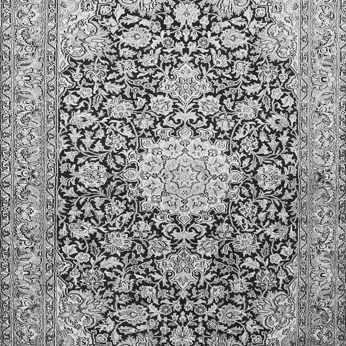 Medallion Gray Traditional Rug, tr376gry
