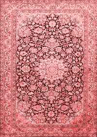 Medallion Red Traditional Rug, tr376red