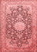 Medallion Red Traditional Area Rugs