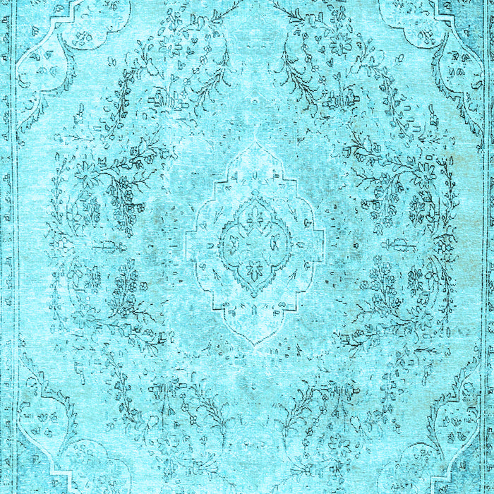 Machine Washable Persian Light Blue Traditional Rug, wshtr3770lblu