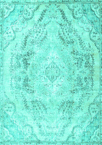 Persian Turquoise Traditional Rug, tr3770turq