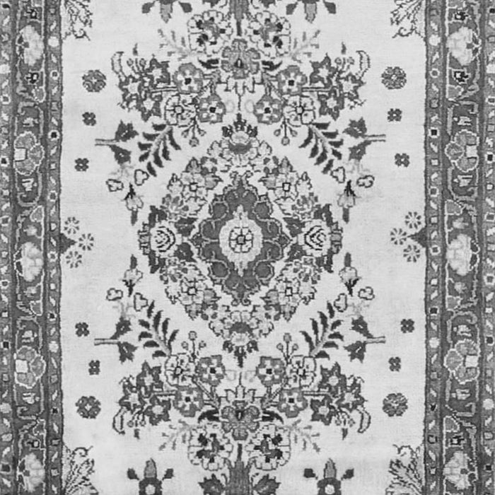 Medallion Gray Traditional Rug, tr3771gry