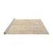 Sideview of Machine Washable Traditional Brown Rug, wshtr3772