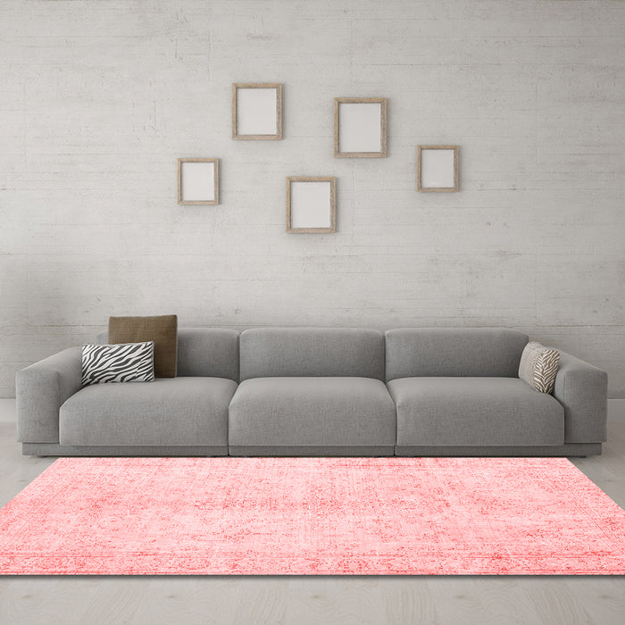 Traditional Red Washable Rugs