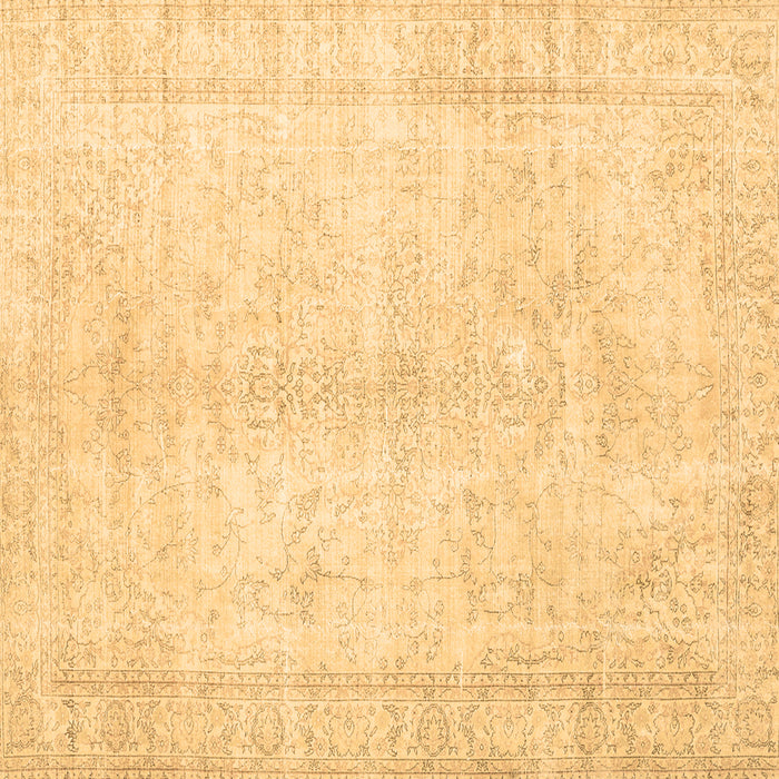 Square Persian Brown Traditional Rug, tr3772brn