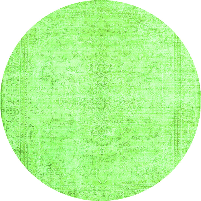 Machine Washable Persian Green Traditional Area Rugs, wshtr3772grn