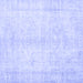 Square Persian Blue Traditional Rug, tr3772blu