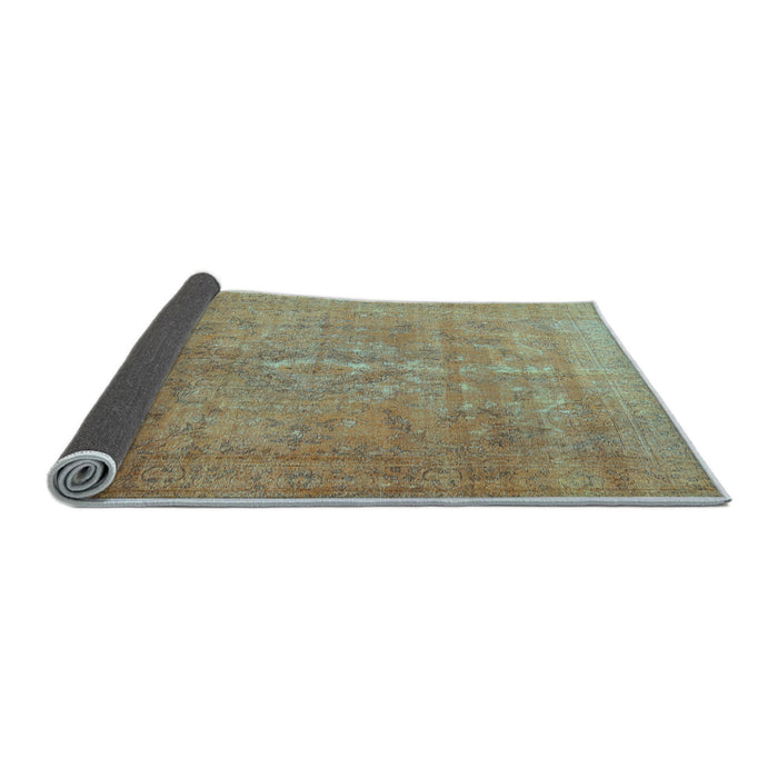 Sideview of Persian Light Blue Traditional Rug, tr3773lblu
