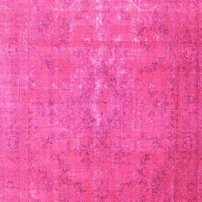 Machine Washable Persian Pink Traditional Rug, wshtr3773pnk
