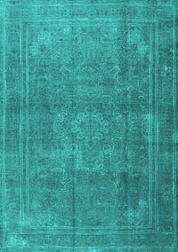 Persian Turquoise Traditional Rug, tr3774turq