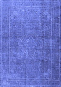 Persian Blue Traditional Rug, tr3774blu