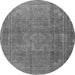 Machine Washable Persian Gray Traditional Rug, wshtr3774gry