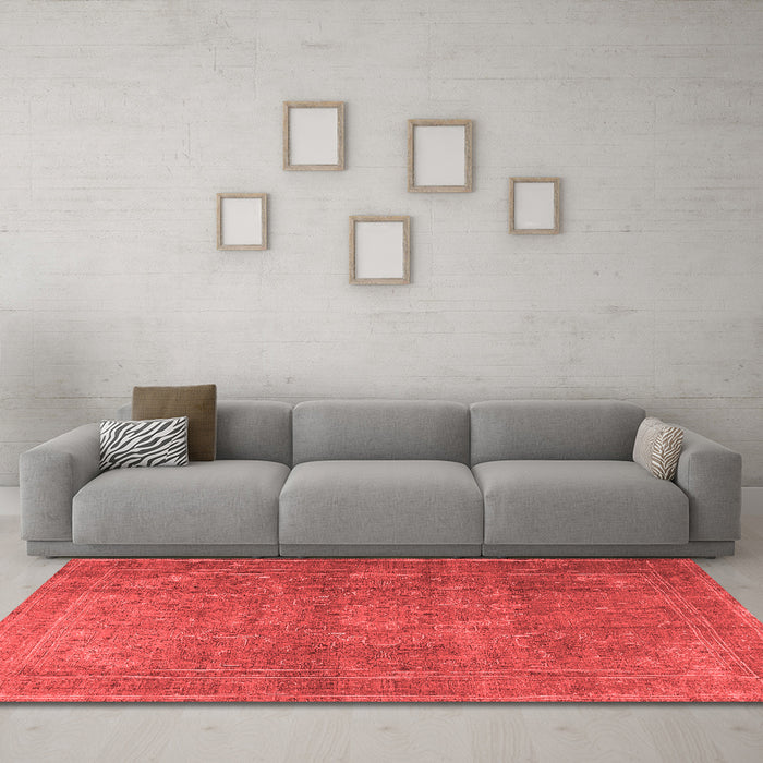 Traditional Red Washable Rugs