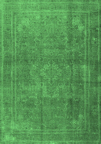 Persian Emerald Green Traditional Rug, tr3774emgrn