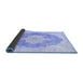 Sideview of Persian Blue Traditional Rug, tr3775blu