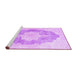 Sideview of Machine Washable Persian Purple Traditional Area Rugs, wshtr3775pur