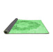 Sideview of Persian Emerald Green Traditional Rug, tr3775emgrn