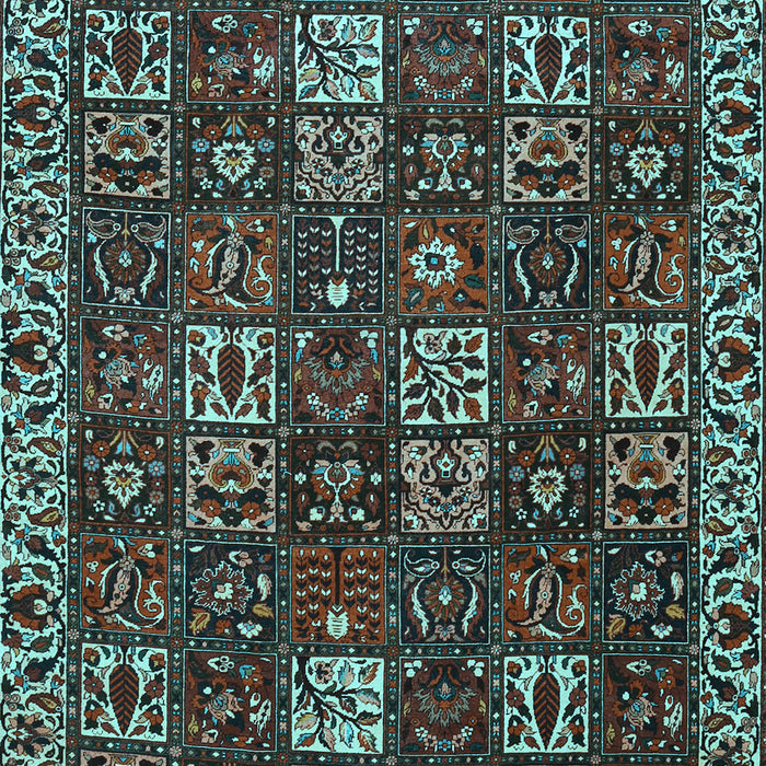 Machine Washable Persian Light Blue Traditional Rug, wshtr3776lblu