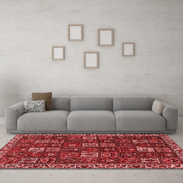 Traditional Red Washable Rugs