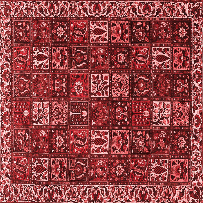 Machine Washable Persian Red Traditional Rug, wshtr3776red