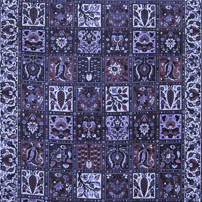 Machine Washable Persian Blue Traditional Rug, wshtr3776blu