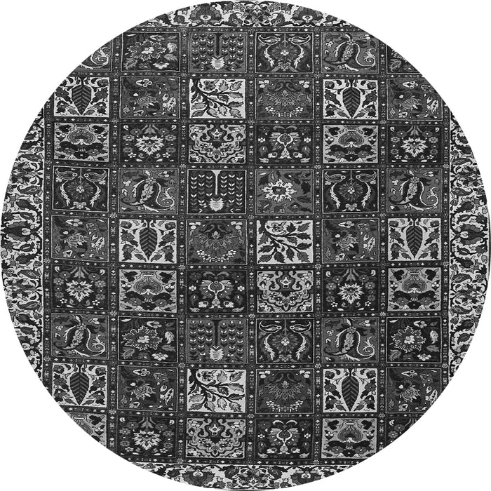 Machine Washable Persian Gray Traditional Rug, wshtr3776gry