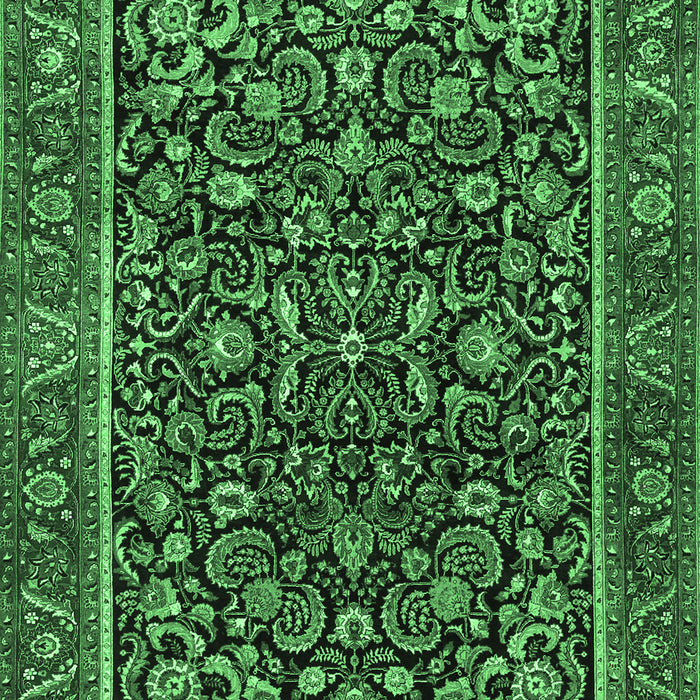Persian Emerald Green Traditional Rug, tr3777emgrn
