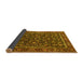 Sideview of Persian Yellow Traditional Rug, tr3777yw