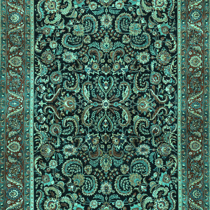 Persian Turquoise Traditional Rug, tr3777turq
