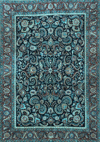 Persian Light Blue Traditional Rug, tr3777lblu