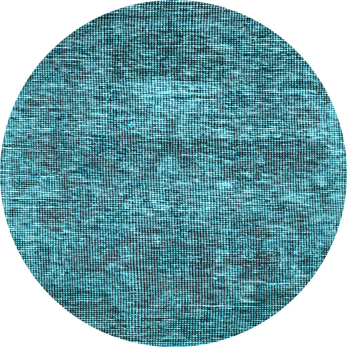 Round Machine Washable Persian Light Blue Traditional Rug, wshtr3778lblu