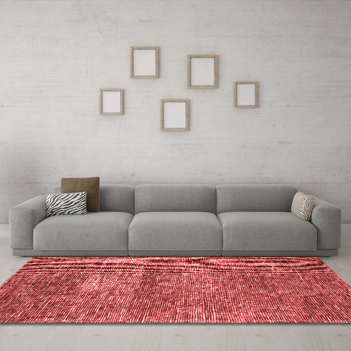 Traditional Red Washable Rugs
