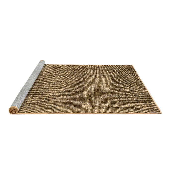 Sideview of Machine Washable Persian Brown Traditional Rug, wshtr3778brn