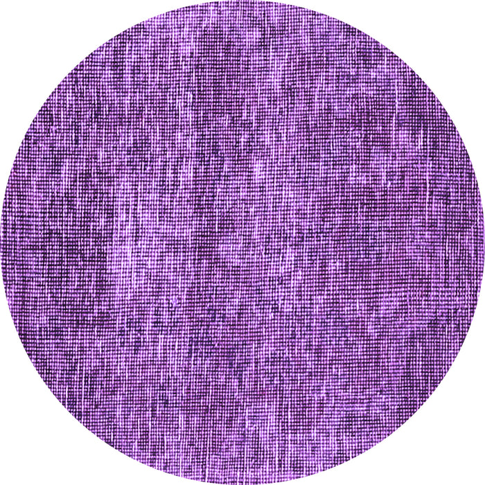 Round Machine Washable Persian Purple Traditional Area Rugs, wshtr3778pur