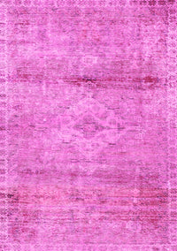 Medallion Pink Traditional Rug, tr3779pnk