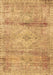 Medallion Brown Traditional Rug, tr3779brn